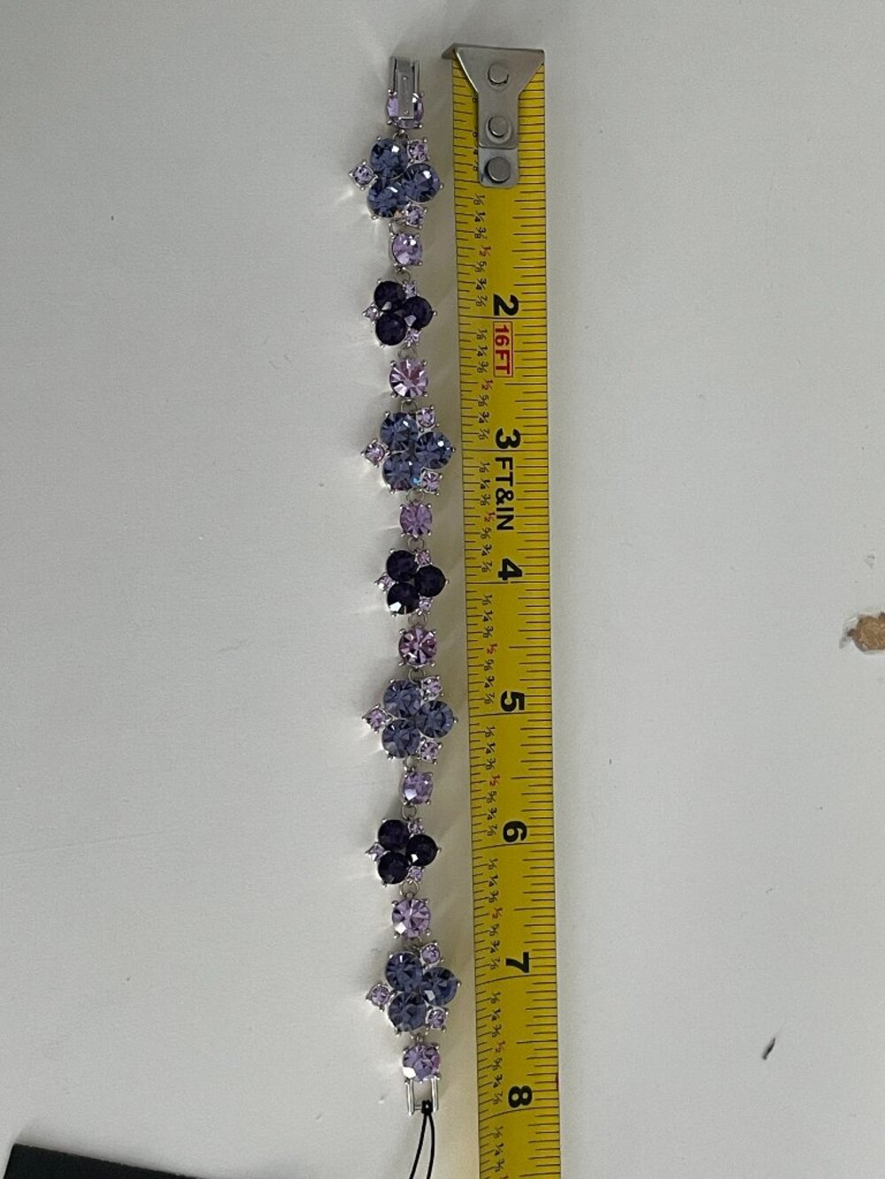 Givenchy Purple and Lilac flower flex bracelet - Picture 5 of 5